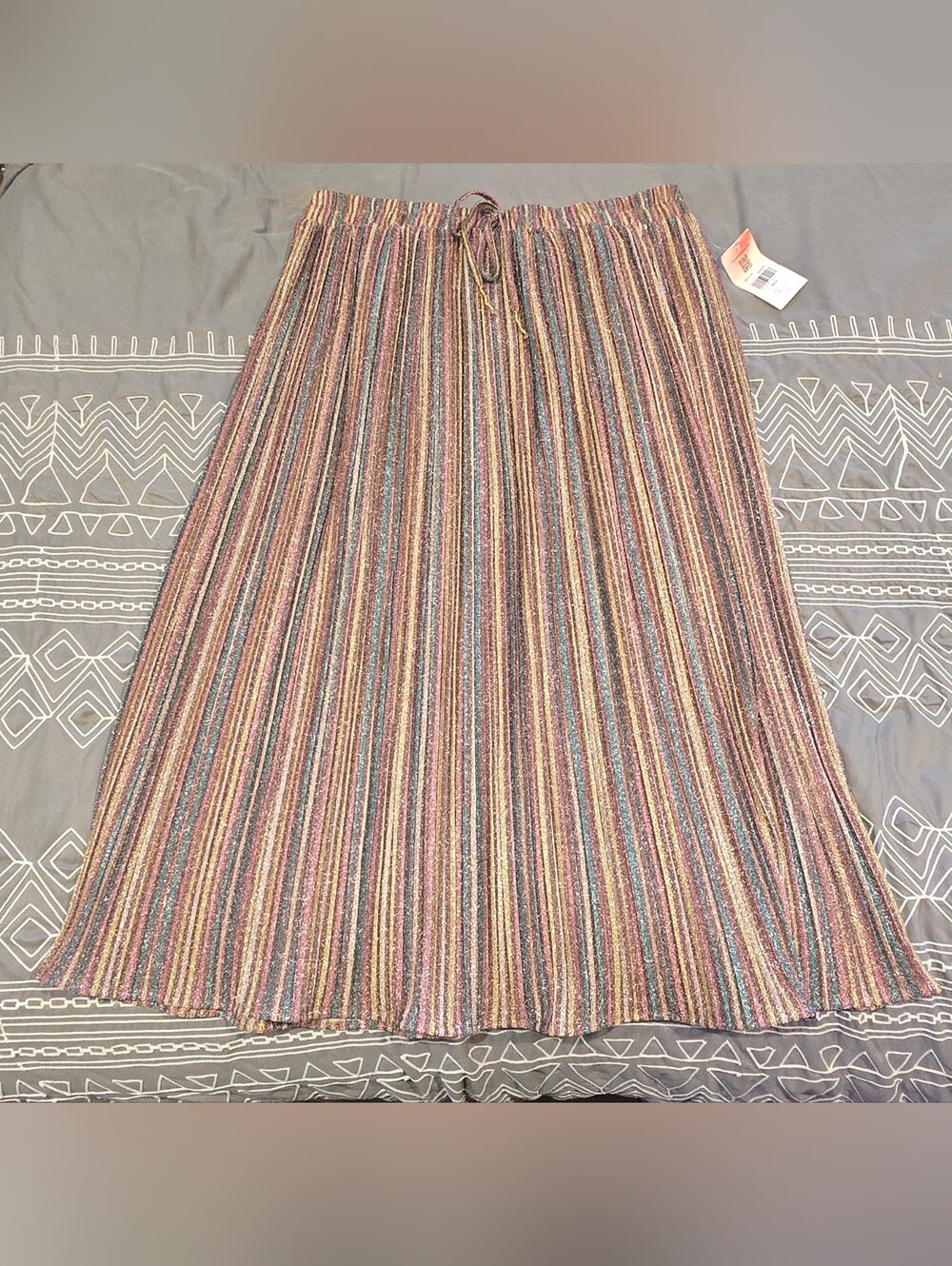 A Beautiful Soul Rainbow Sparkly Skirt Size XL
